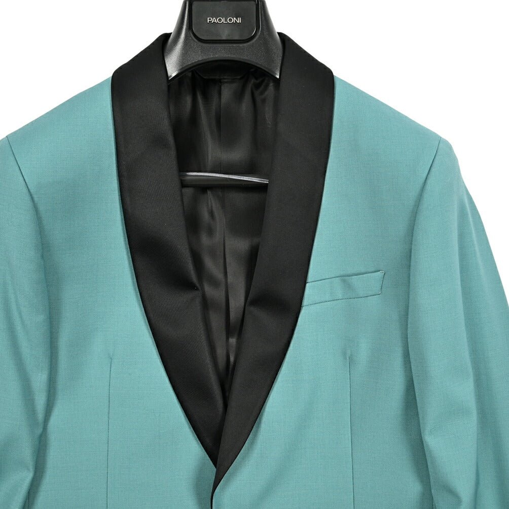 PAOLONI QUARANTOTTO ストレッチウール 1Bシングルタキシードスーツ|418701 - 48|GUARDAROBA MILANO OFFICIAL STORE