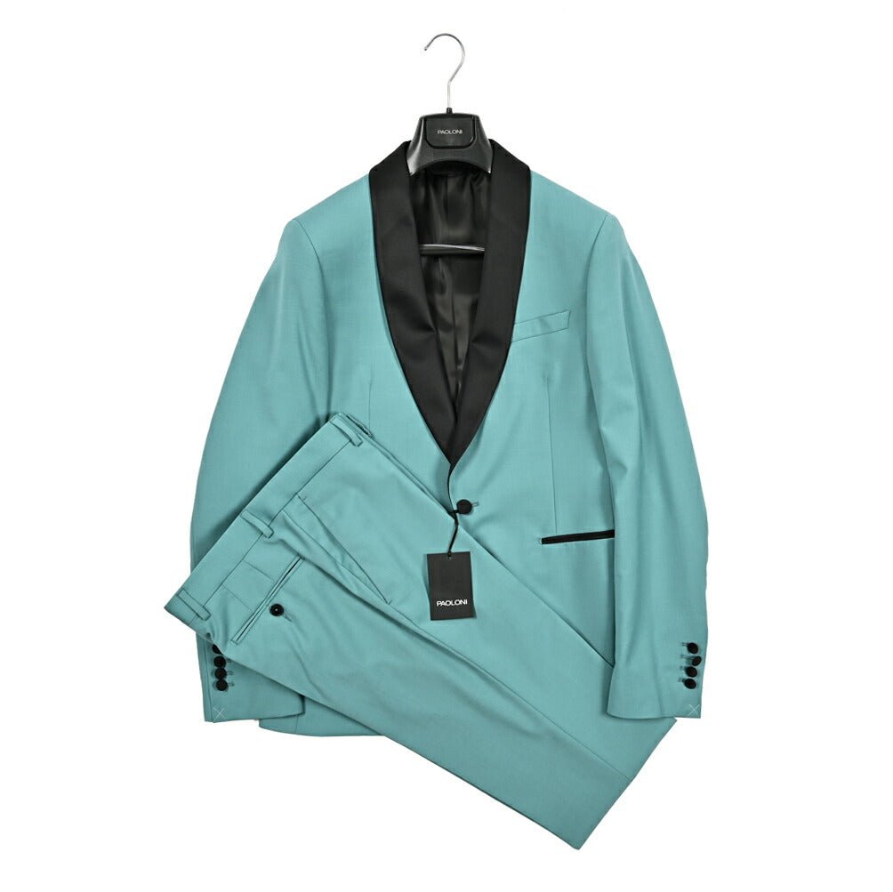 PAOLONI QUARANTOTTO ストレッチウール 1Bシングルタキシードスーツ|418701 - 48|GUARDAROBA MILANO OFFICIAL STORE