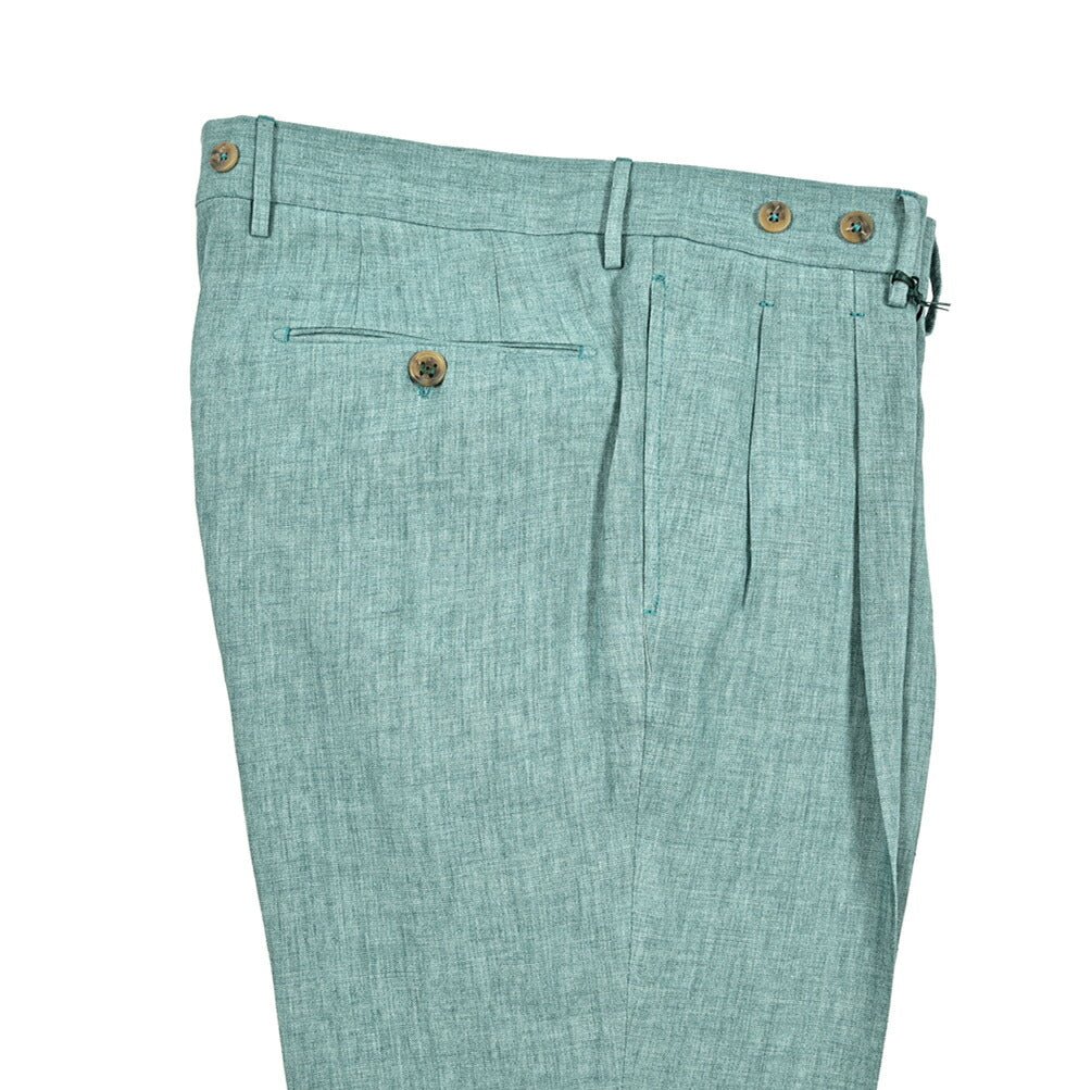 Pre SUMMER SALE|BERWICH BARBER リネン100% ツータックスラックス|422227 - 48|GUARDAROBA MILANO OFFICIAL STORE
