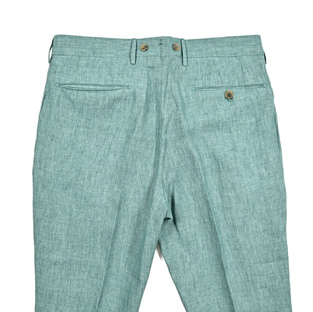 Pre SUMMER SALE|BERWICH BARBER リネン100% ツータックスラックス|422227 - 48|GUARDAROBA MILANO OFFICIAL STORE