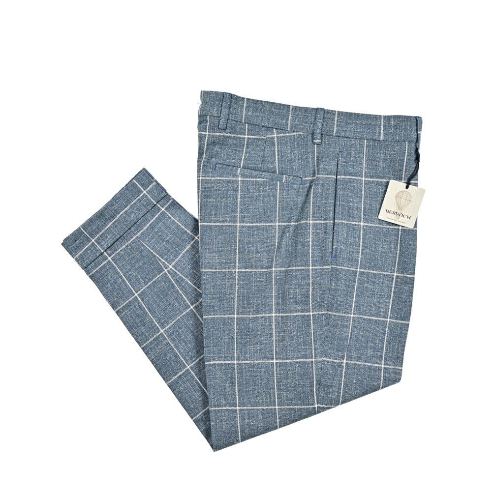 Pre SUMMER SALE|BERWICH CHIAIA コットン100% ワンタックスラックス / TASCAMERICA|421691 - 42|GUARDAROBA MILANO OFFICIAL STORE