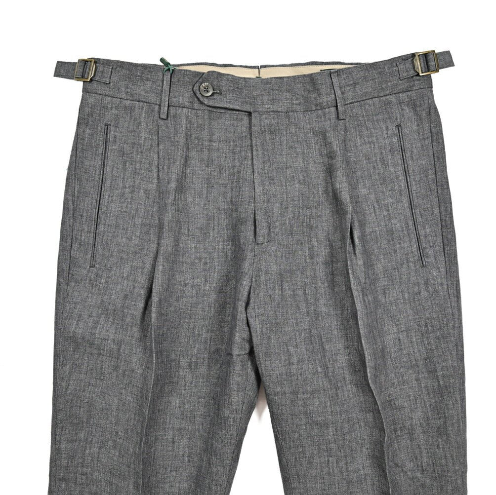 Pre SUMMER SALE|BERWICH RETRO リネン100% ワンタックスラックス|422145 - 46|GUARDAROBA MILANO OFFICIAL STORE