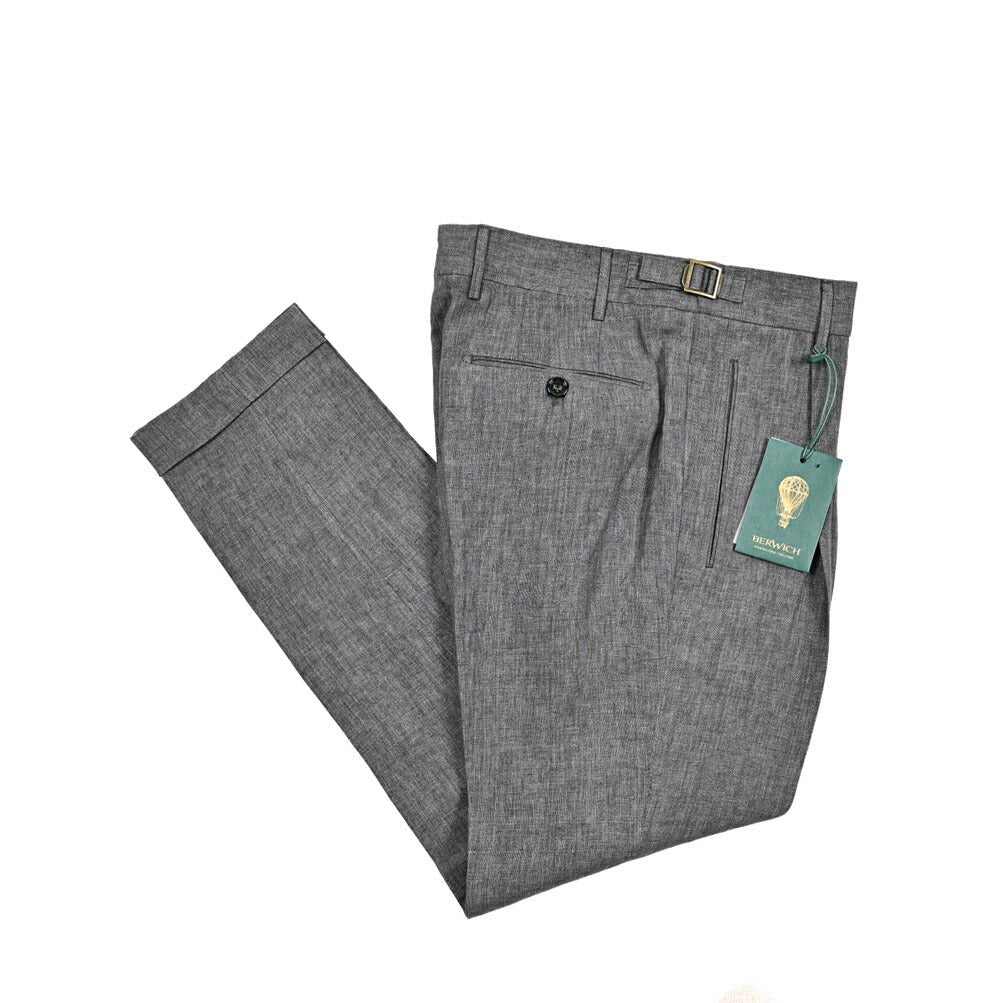 Pre SUMMER SALE|BERWICH RETRO リネン100% ワンタックスラックス|422145 - 46|GUARDAROBA MILANO OFFICIAL STORE