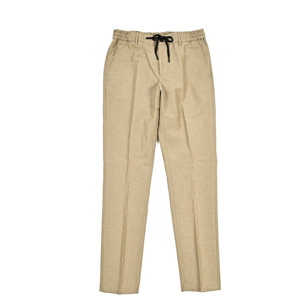 Pre SUMMER SALE|BERWICH SPIAGGIA コットンリネン ノータックイージースラックス|422233 - 50|GUARDAROBA MILANO OFFICIAL STORE
