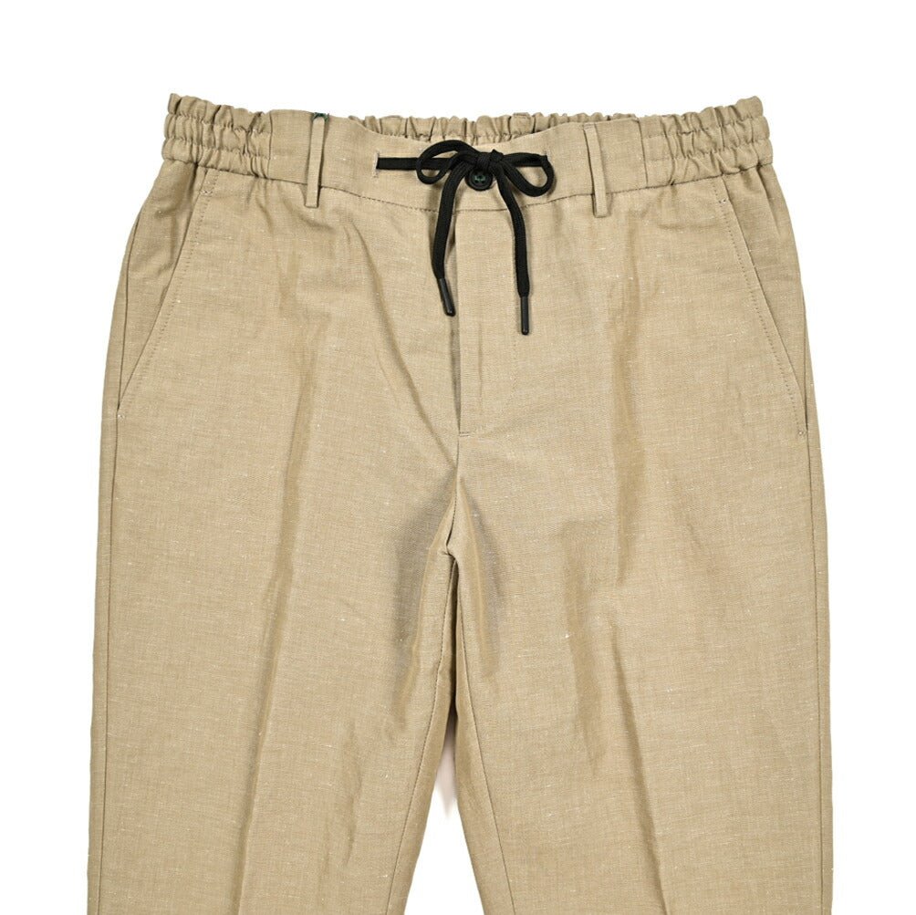 Pre SUMMER SALE|BERWICH SPIAGGIA コットンリネン ノータックイージースラックス|422233 - 50|GUARDAROBA MILANO OFFICIAL STORE
