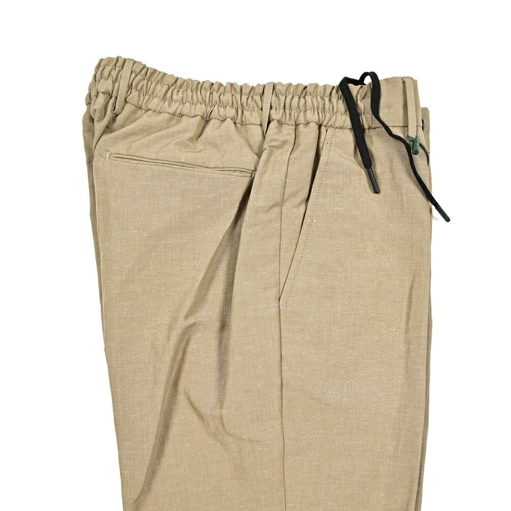 Pre SUMMER SALE|BERWICH SPIAGGIA コットンリネン ノータックイージースラックス|422233 - 50|GUARDAROBA MILANO OFFICIAL STORE