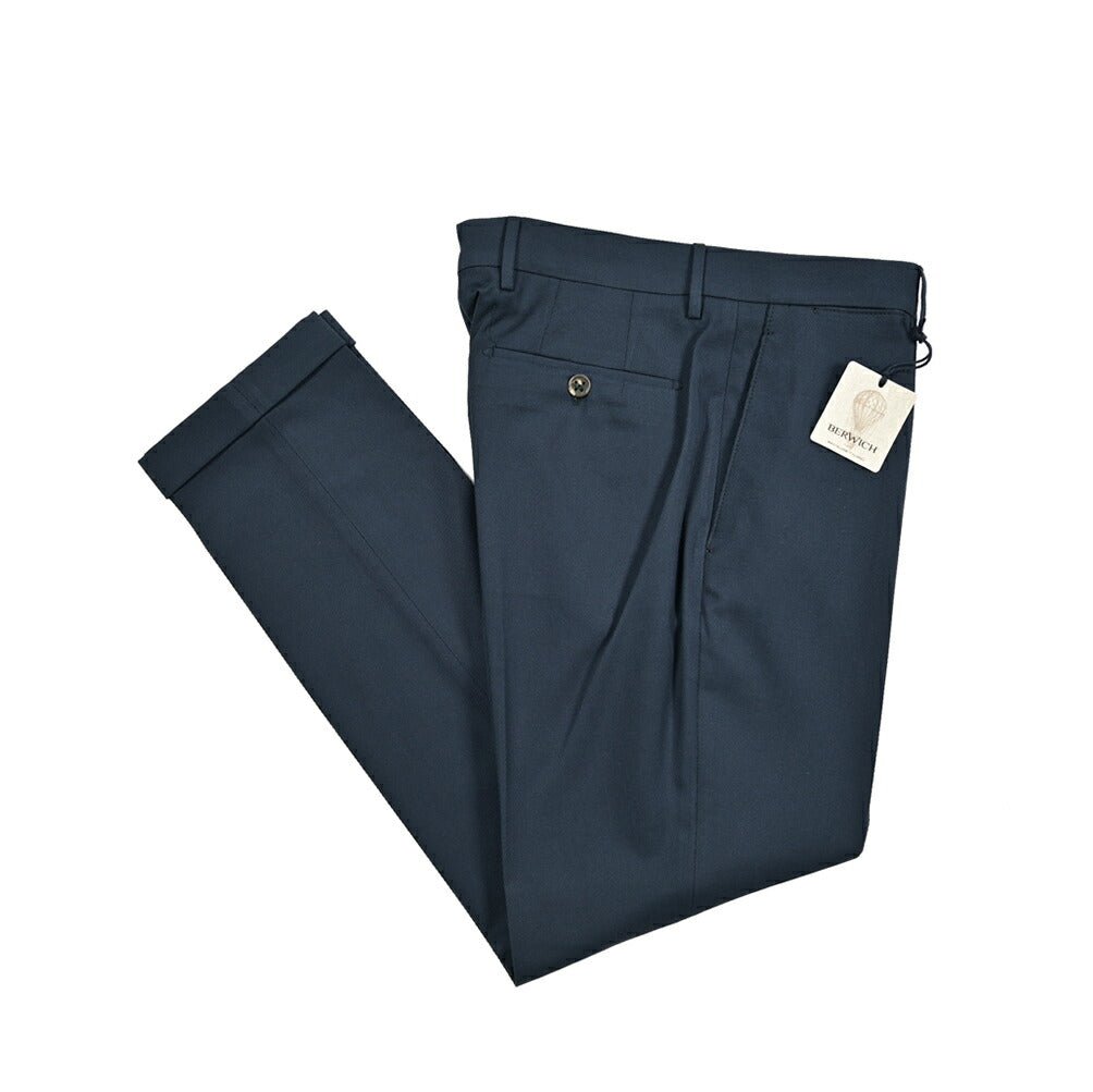 Pre SUMMER SALE|BERWICH Y RETRO コットン100% ノータックスラックス / TASCAMERICA|421759 - 46|GUARDAROBA MILANO OFFICIAL STORE