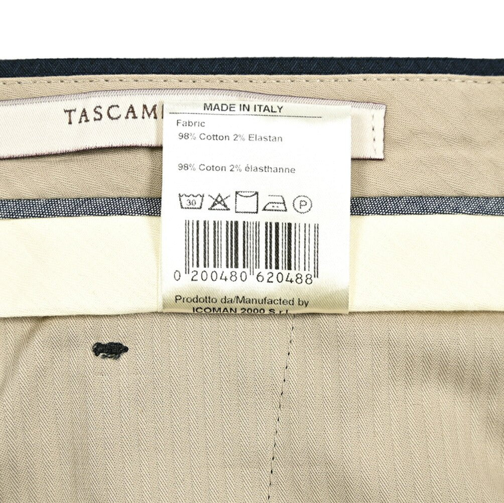 Pre SUMMER SALE|BERWICH Y RETRO ストレッチコットン ノータックスラックス / TASCAMERICA|421741 - 46|GUARDAROBA MILANO OFFICIAL STORE