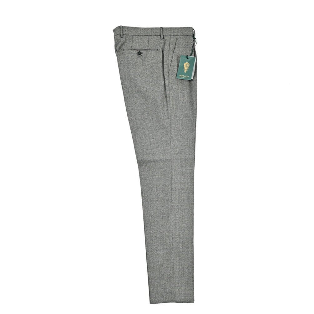 SALE|BERWICH MORELLO ヴァージンウール100% シャークスキンワンタックスラックス|413389 - 46|GUARDAROBA MILANO OFFICIAL STORE