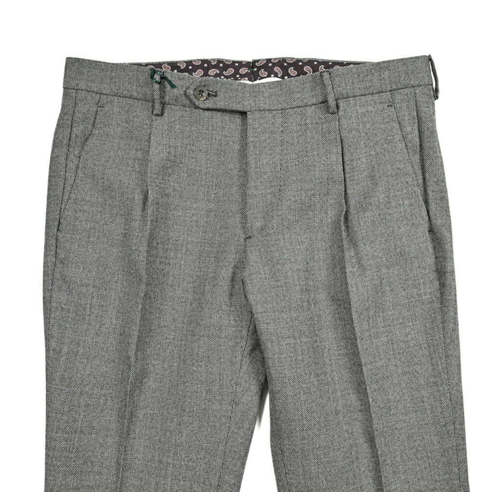 SALE|BERWICH MORELLO ヴァージンウール100% シャークスキンワンタックスラックス|413389 - 46|GUARDAROBA MILANO OFFICIAL STORE