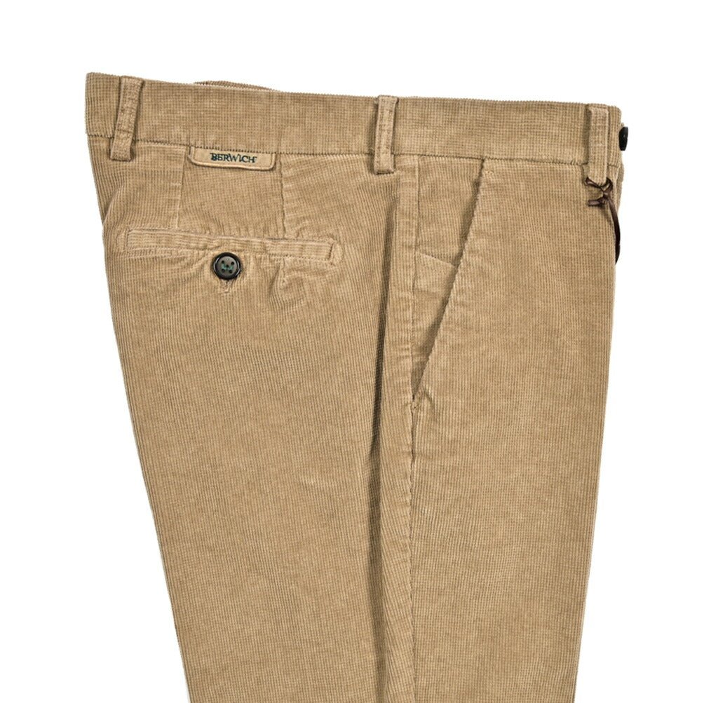 SALE|BERWICH MORELLO ストレッチコットン コーデュロイノータックスラックス|413419 - 48|GUARDAROBA MILANO OFFICIAL STORE
