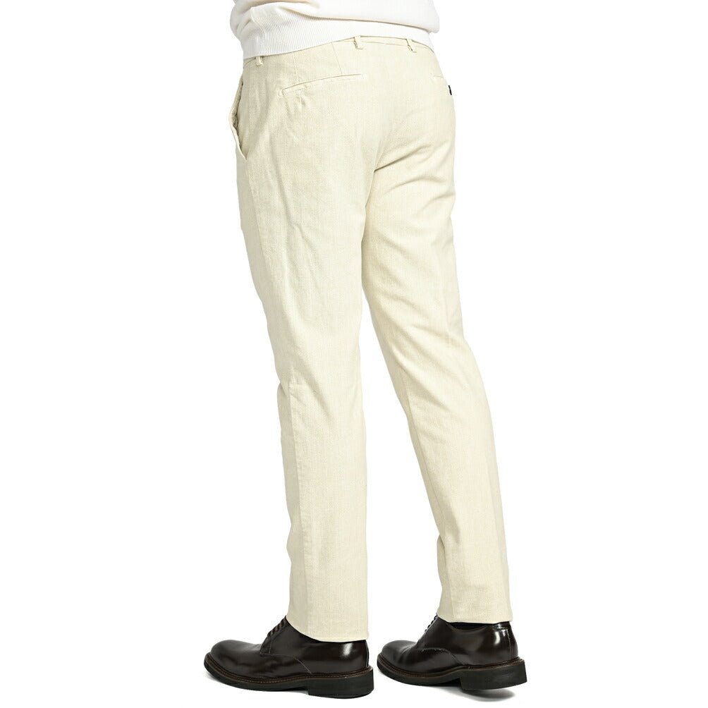 SALE|BERWICH MORELLO ストレッチコットン ノータックチノスラックス|413409 - 46|GUARDAROBA MILANO OFFICIAL STORE