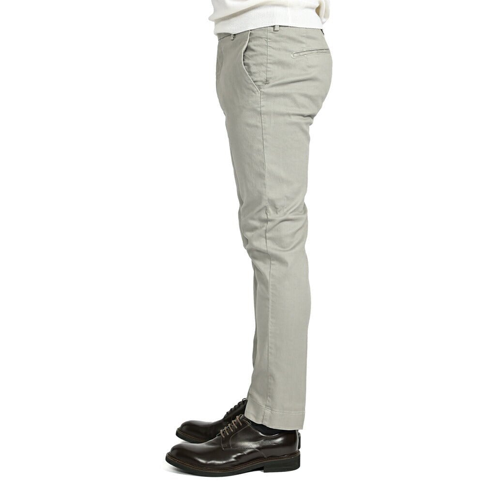 SALE|BERWICH MORELLO ストレッチコットン ノータックチノスラックス|413048 - 46|GUARDAROBA MILANO OFFICIAL STORE