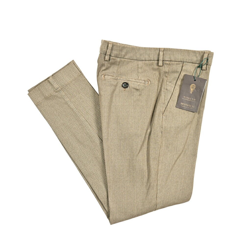 SALE|BERWICH MORELLO ストレッチコットン ノータックチノスラックス|413048 - 46|GUARDAROBA MILANO OFFICIAL STORE