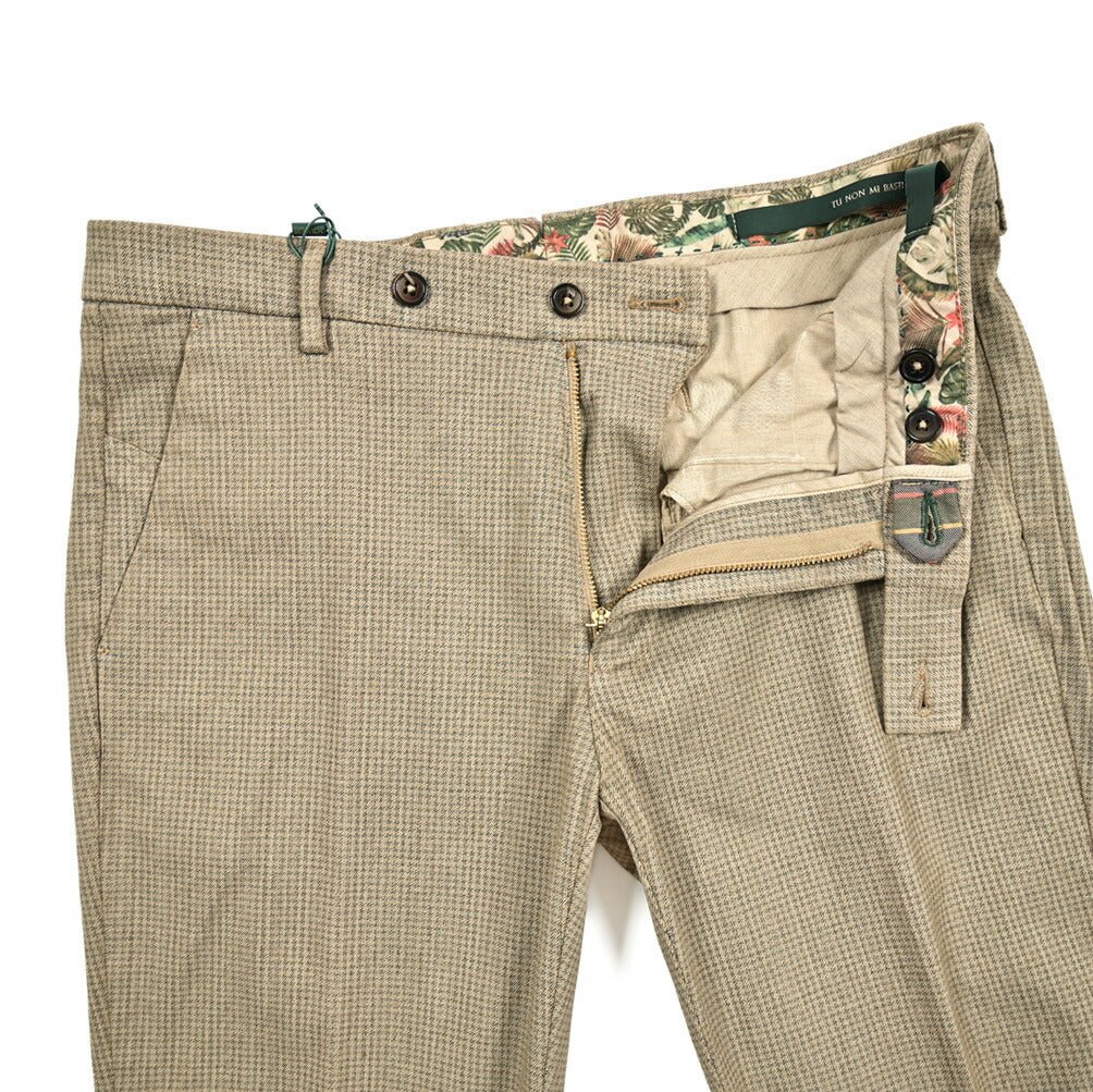 SALE|BERWICH MORELLO ストレッチコットン ノータックチノスラックス|413048 - 46|GUARDAROBA MILANO OFFICIAL STORE