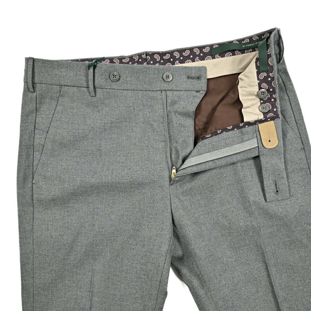 SALE|BERWICH MORELLO ストレッチコットン ノータックスラックス|413363 - 46|GUARDAROBA MILANO OFFICIAL STORE