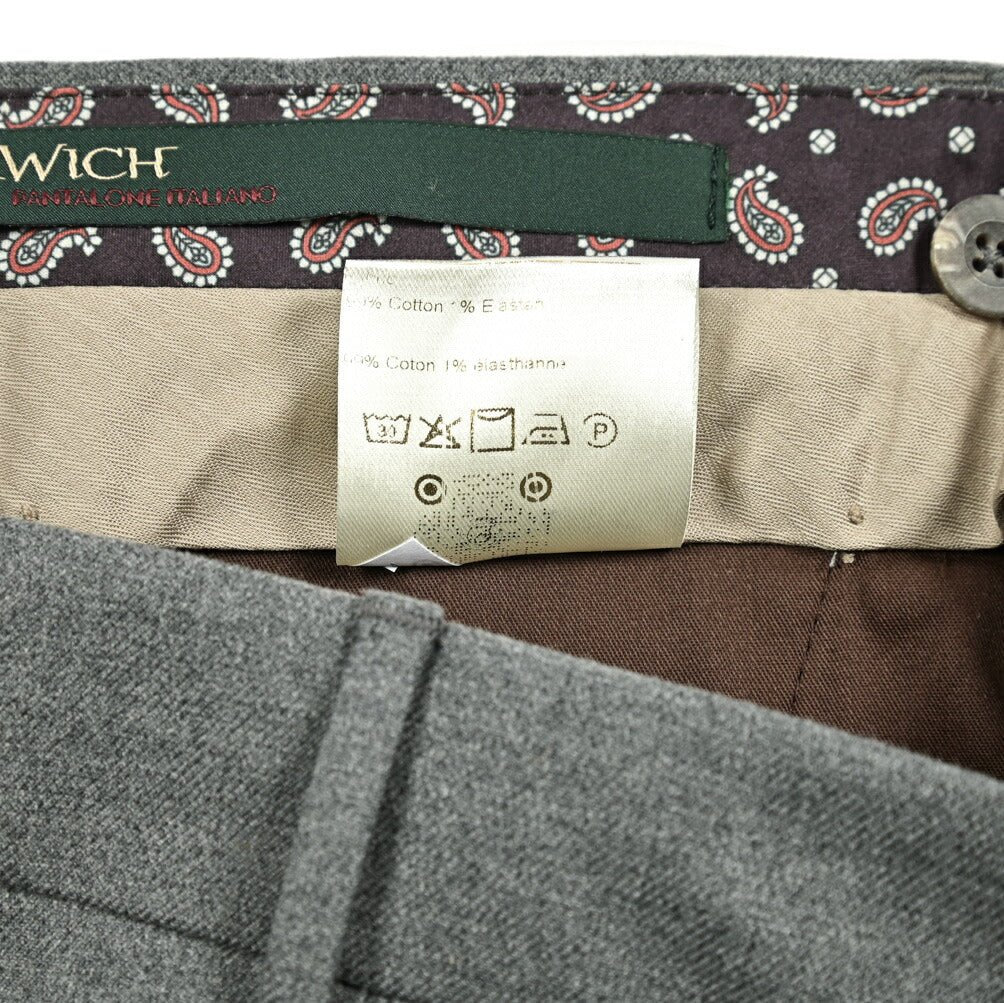 PRE WINTER SALE対象|BERWICH MORELLO ストレッチコットン ノータックスラックス|GUARDAROBA MILANO OFFICIAL STORE