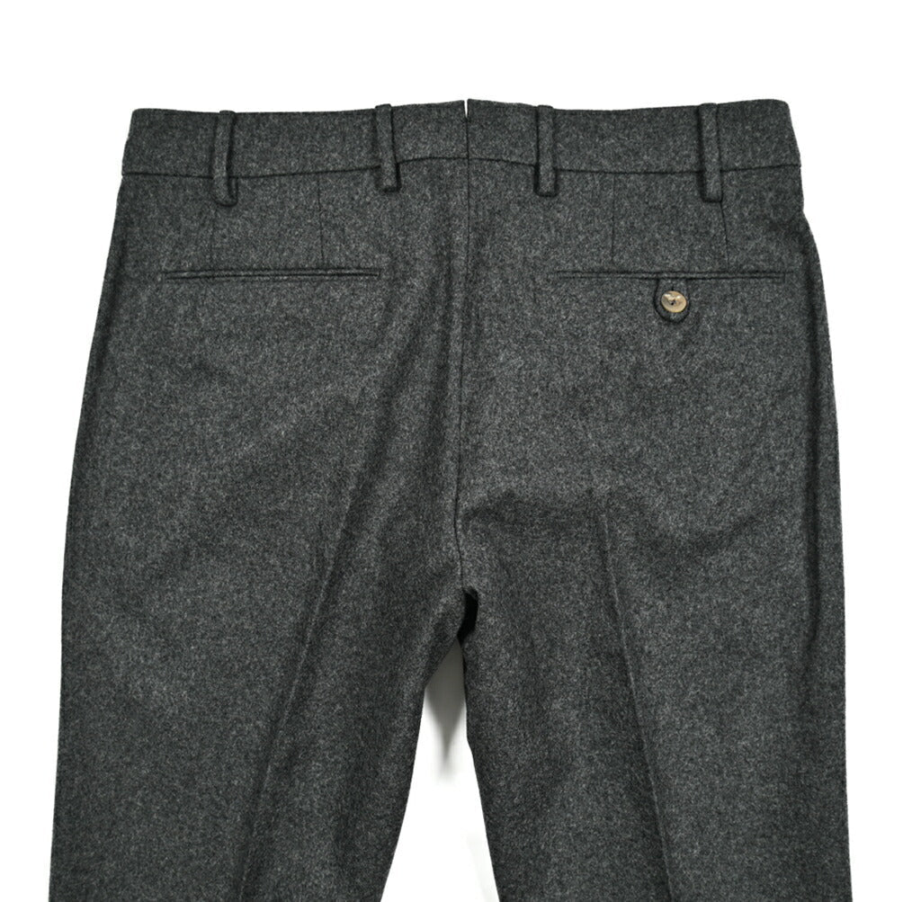 SALE|BERWICH MORELLO ウールフランネル ノータックスラックス|413285|GUARDAROBA MILANO OFFICIAL STORE