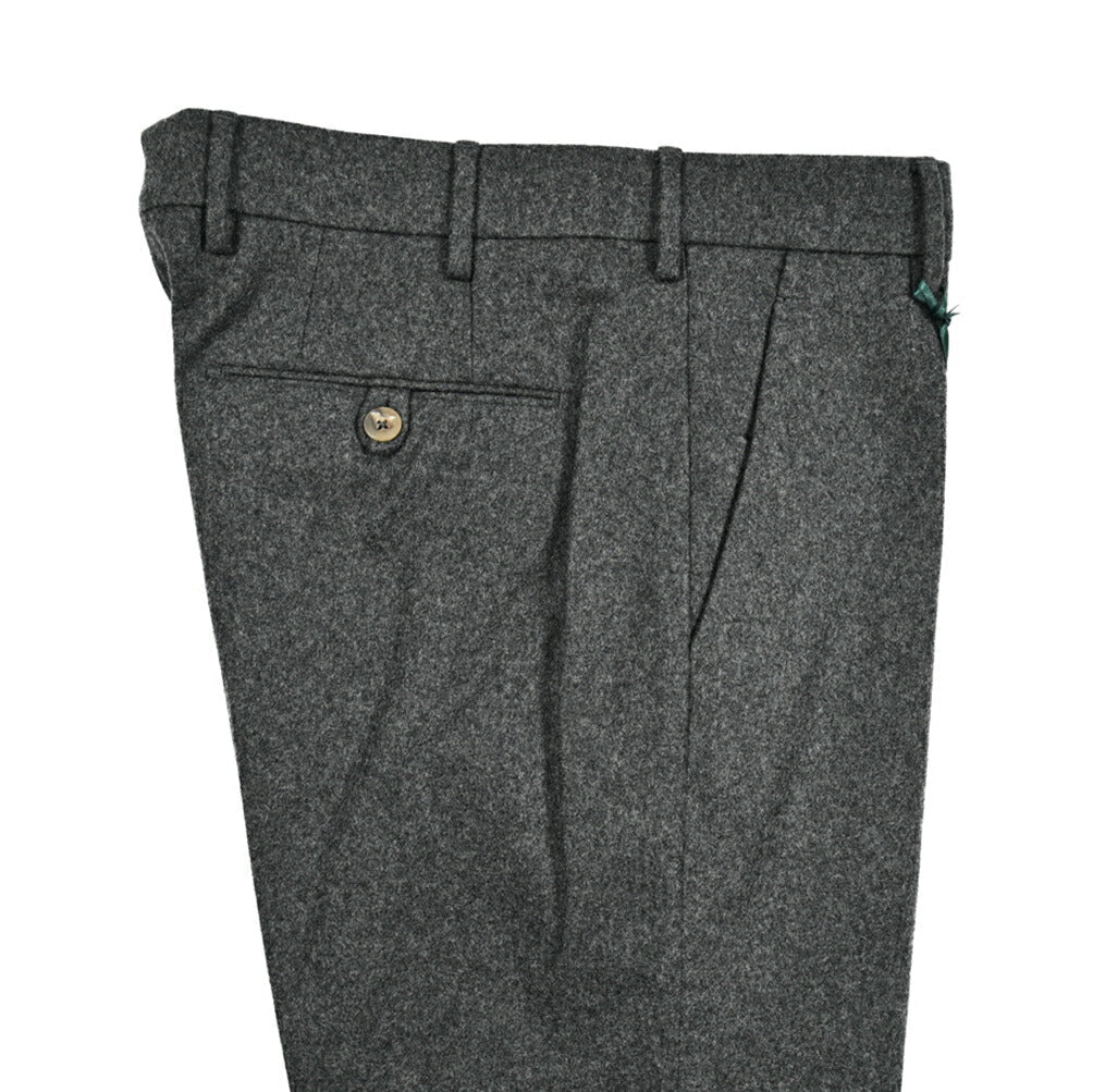 PRE WINTER SALE対象|BERWICH MORELLO ウールフランネル ノータックスラックス|GUARDAROBA MILANO OFFICIAL STORE