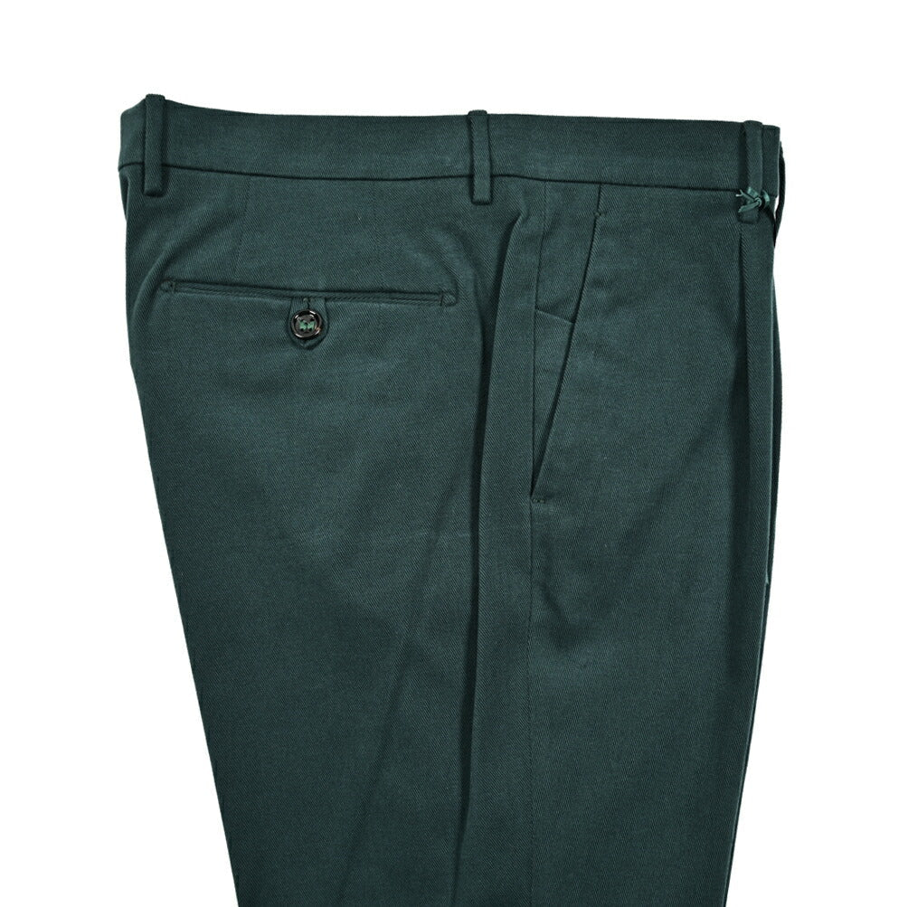 PRE WINTER SALE対象|BERWICH MORELLO ストレッチコットン 微起毛ワンタックチノスラックス|GUARDAROBA MILANO OFFICIAL STORE