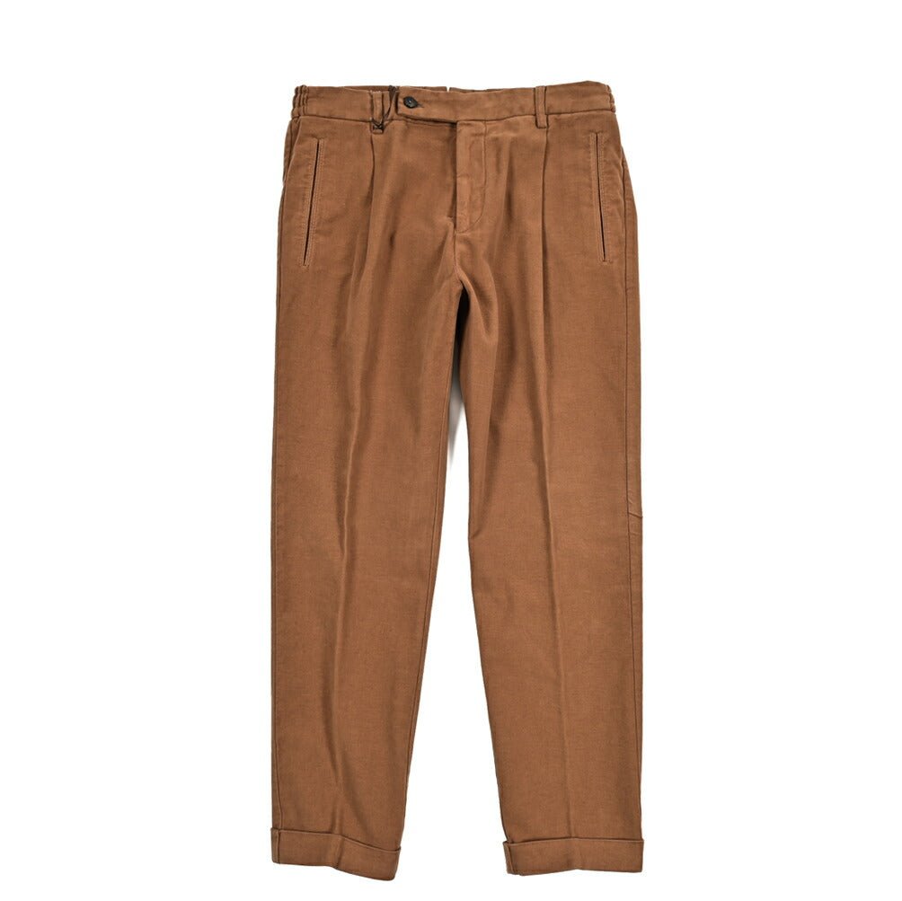 SALE|BERWICH RETRO ストレッチコットン 微起毛ワンタックチノスラックス|413436 - 48|GUARDAROBA MILANO OFFICIAL STORE