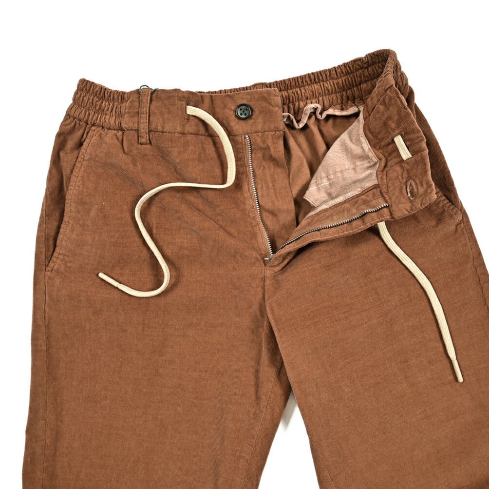 SALE|BERWICH SPIAGGIA ストレッチコットン 細畝コーデュロイイージーパンツ|413304 - 50|GUARDAROBA MILANO OFFICIAL STORE