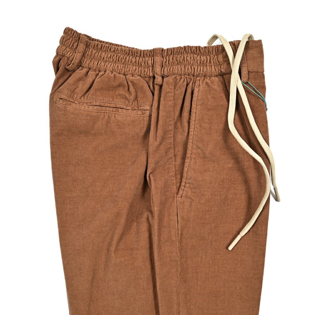 SALE|BERWICH SPIAGGIA ストレッチコットン 細畝コーデュロイイージーパンツ|413304 - 50|GUARDAROBA MILANO OFFICIAL STORE