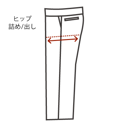 お直し ボトムス(ウエスト/ヒップ)|000002 - C|GUARDAROBA MILANO OFFICIAL STORE