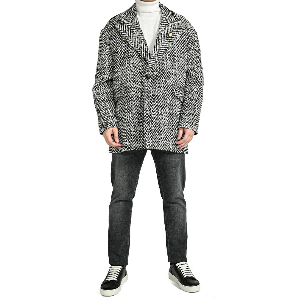 SALE|PT TORINO ウール100% 1Bシングルオーバージャケット / PT01|411401 - 48|GUARDAROBA MILANO OFFICIAL STORE
