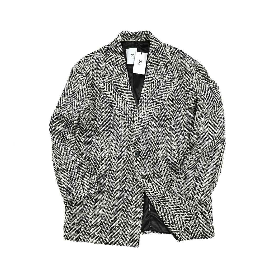 SALE|PT TORINO ウール100% 1Bシングルオーバージャケット / PT01|411401 - 48|GUARDAROBA MILANO OFFICIAL STORE
