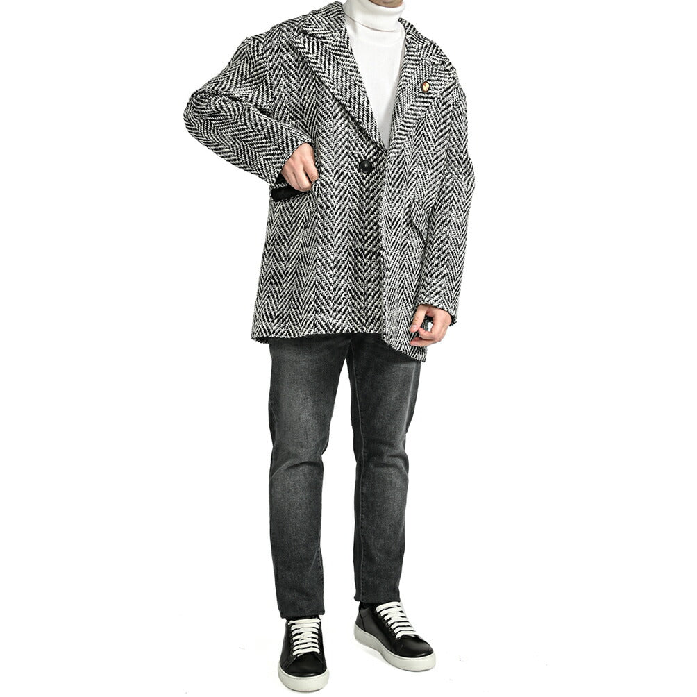 SALE|PT TORINO ウール100% 1Bシングルオーバージャケット / PT01|411401 - 48|GUARDAROBA MILANO OFFICIAL STORE
