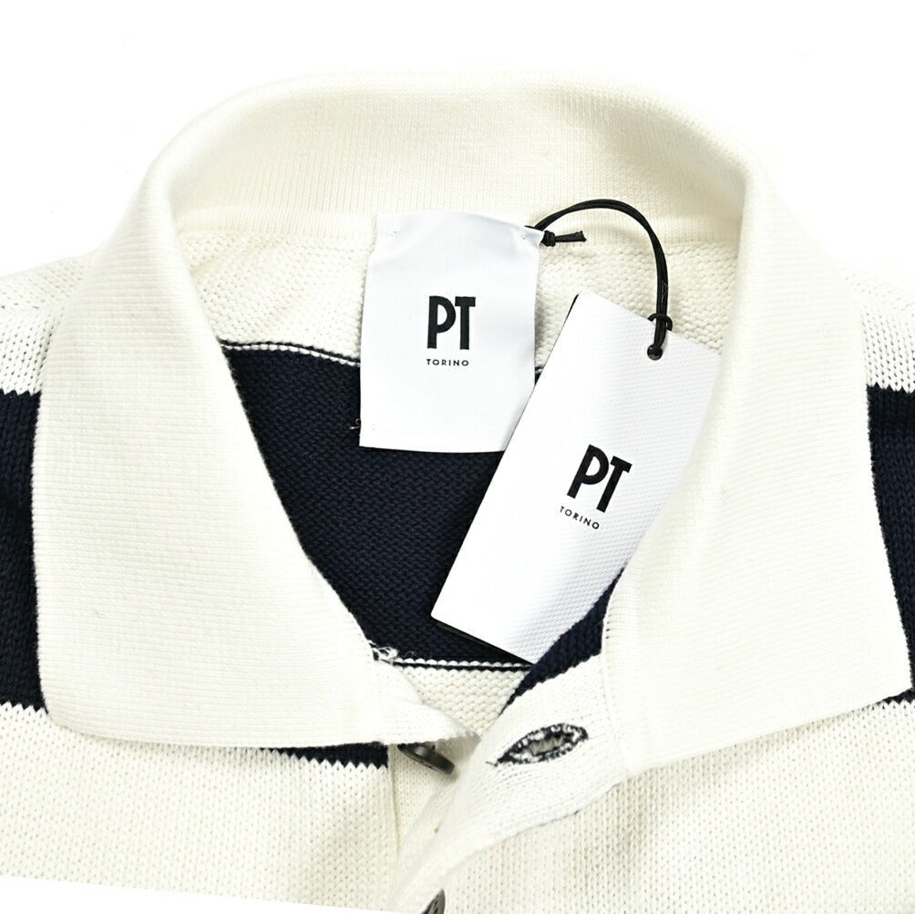 PT TORINO コットン100% 長袖ニットポロシャツ|412964|GUARDAROBA MILANO OFFICIAL STORE
