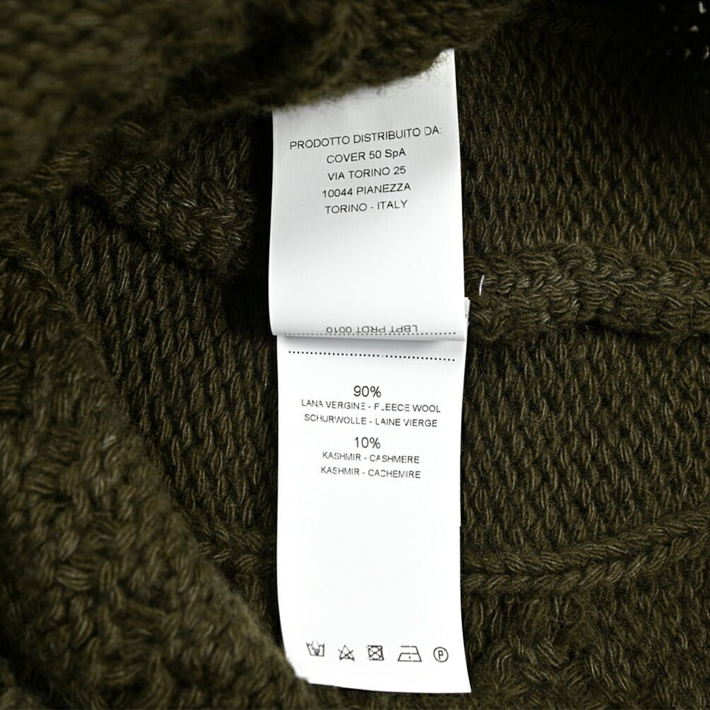 PT TORINO ウールカシミヤ ショールカラーケーブルニットカーディガン|426185|GUARDAROBA MILANO OFFICIAL STORE