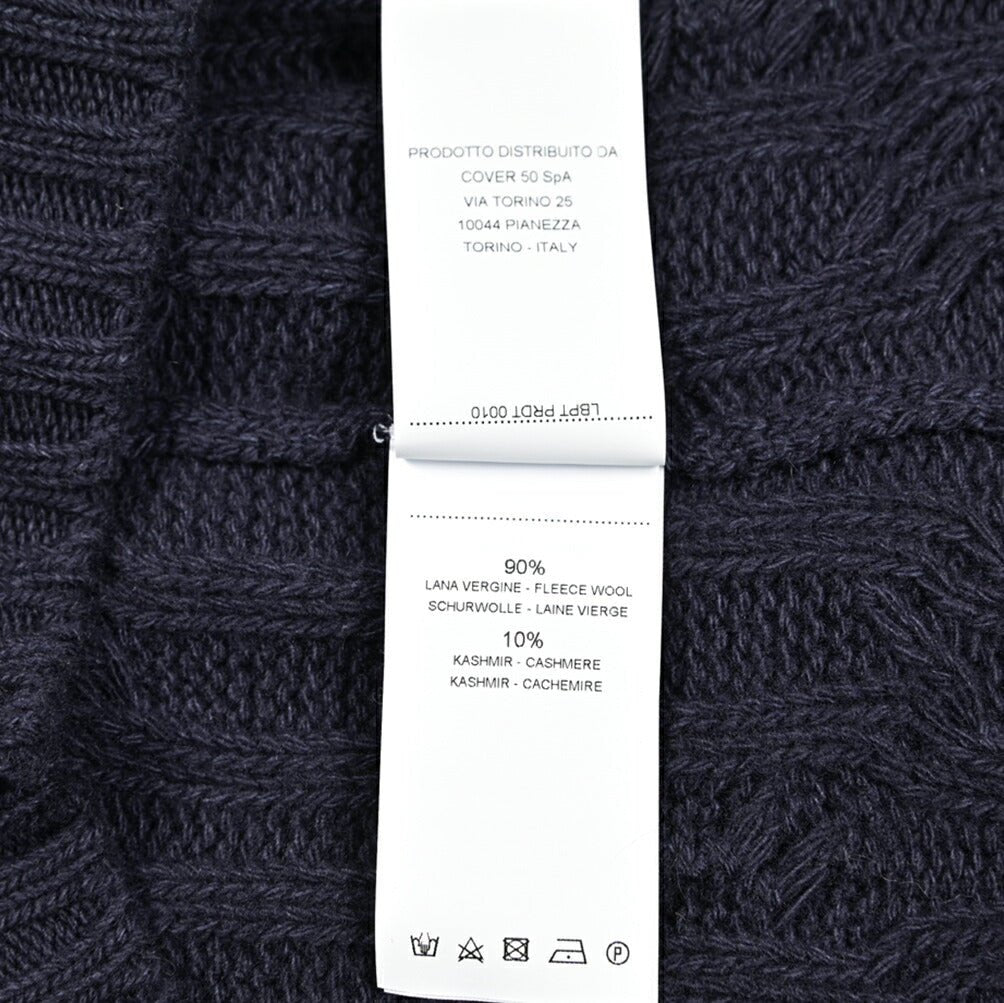 PT TORINO カシミヤ混ウール クルーネックケーブルニットセーター|430524-50|GUARDAROBA MILANO OFFICIAL STORE