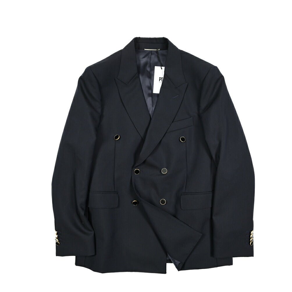 SALE|PT TORINO ヴァージンウールモヘア 6Bダブルテーラードジャケット / PT01|411373 - 46|GUARDAROBA MILANO OFFICIAL STORE