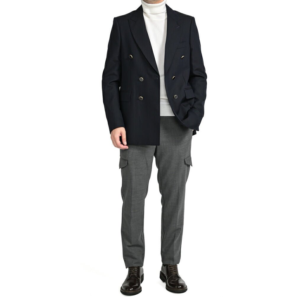 SALE|PT TORINO ヴァージンウールモヘア 6Bダブルテーラードジャケット / PT01|411373 - 46|GUARDAROBA MILANO OFFICIAL STORE