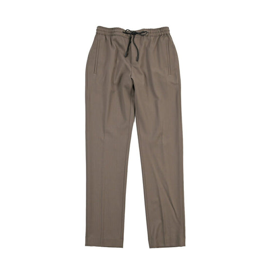 PT TORINO Active “OMEGA” ストレッチウール ドローコード付付きノータックスラックス ブラウン 44 | GUARDAROBA MILANO OFFICIAL STORE