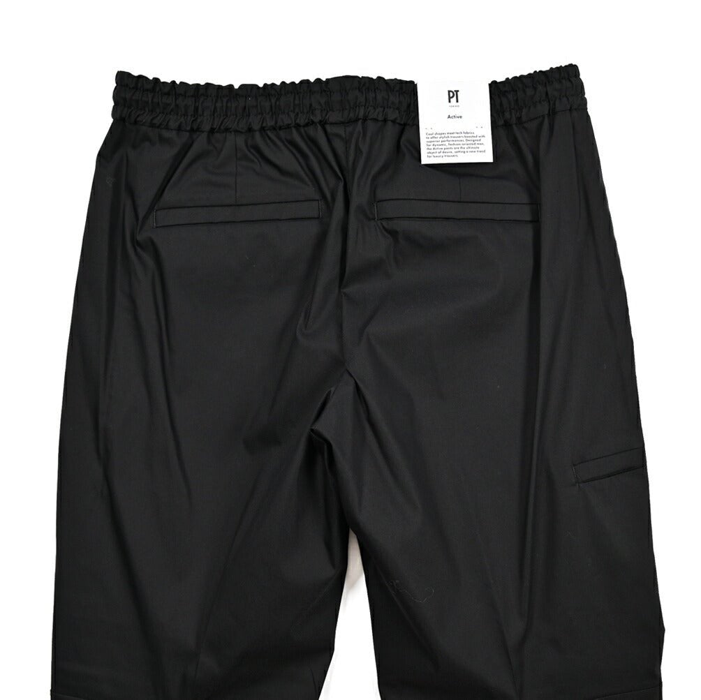PT TORINO Active "THETA" ストレッチコットン ドローコード付きイージースラックス|423993 - 44|GUARDAROBA MILANO OFFICIAL STORE