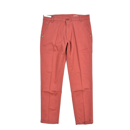 PT TORINO DENIM "INDIE" リヨセル混コットンチノ ストレッチテーパードパンツ ピンク 35 | GUARDAROBA MILANO OFFICIAL STORE
