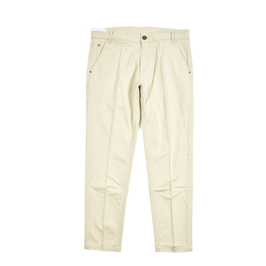 PT TORINO DENIM "INDIE" リヨセル混コットンチノ ストレッチテーパードパンツ ライトベージュ 36 | GUARDAROBA MILANO OFFICIAL STORE