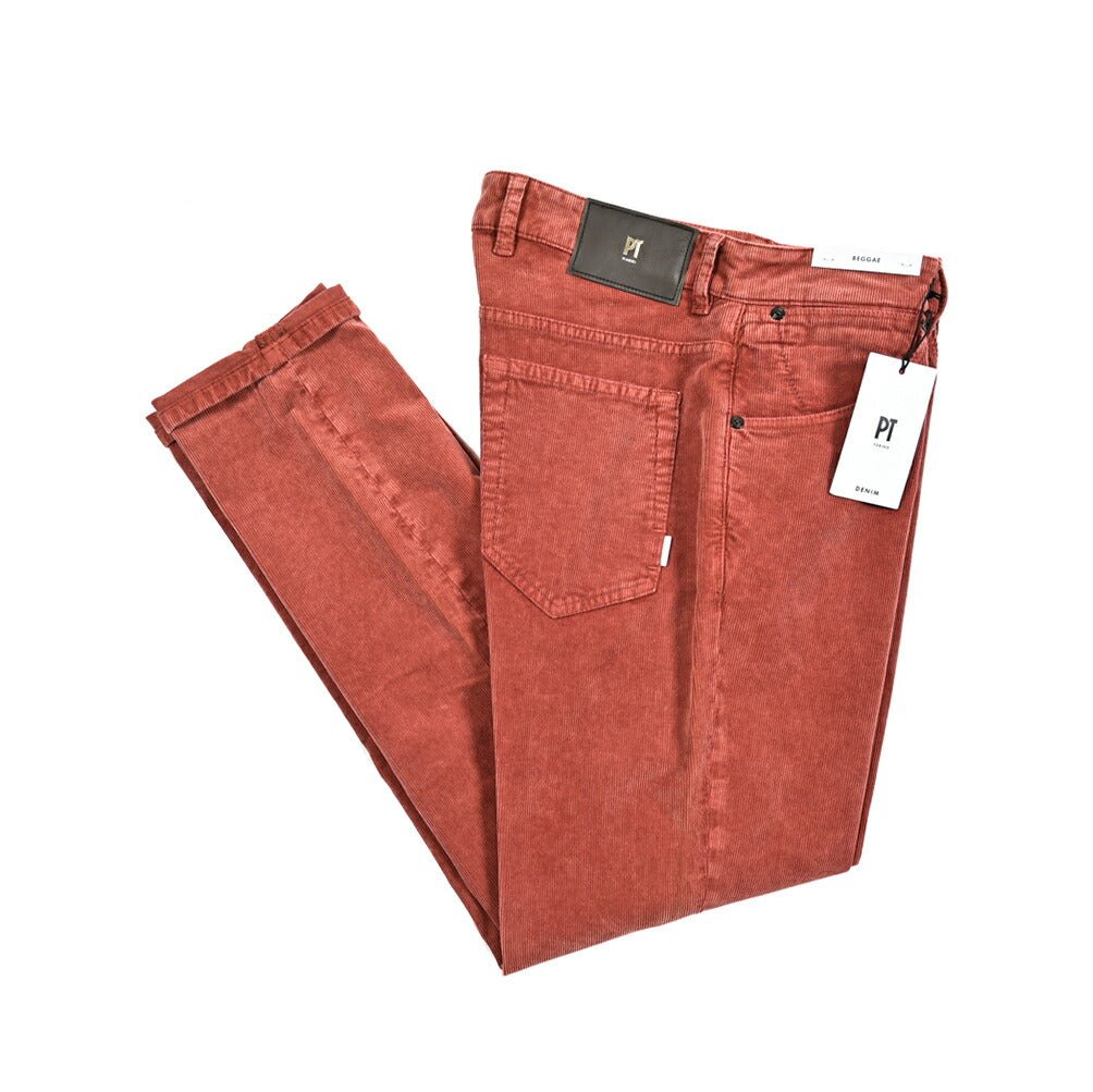 PT TORINO DENIM "REGGAE" ストレッチコットン 細畝コーデュロイ5ポケットパンツ|415064|GUARDAROBA MILANO OFFICIAL STORE