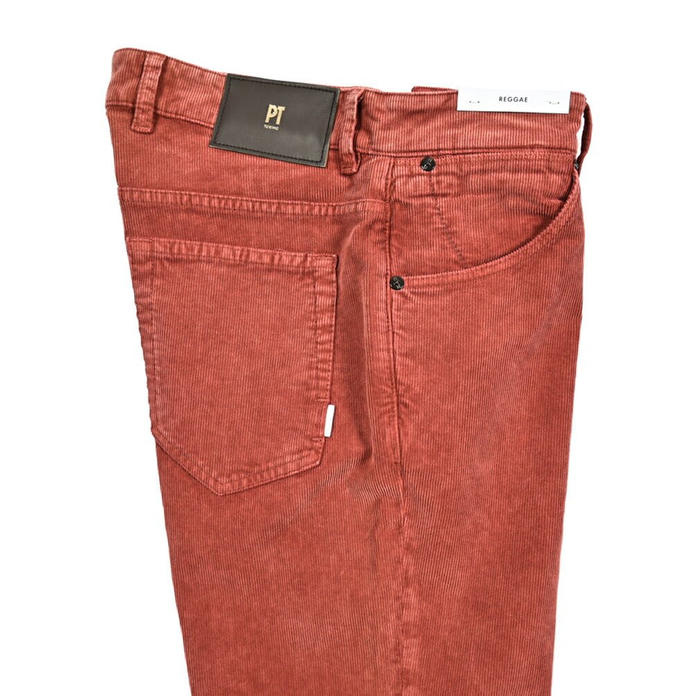 PT TORINO DENIM "REGGAE" ストレッチコットン 細畝コーデュロイ5ポケットパンツ|415064|GUARDAROBA MILANO OFFICIAL STORE