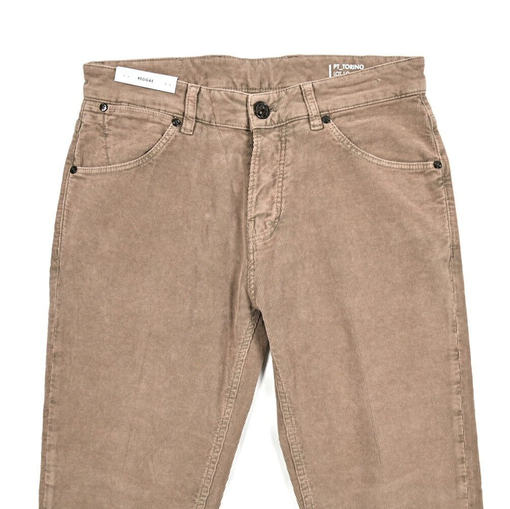 PT TORINO DENIM "REGGAE" ストレッチコットン 細畝コーデュロイ5ポケットパンツ|415066|GUARDAROBA MILANO OFFICIAL STORE