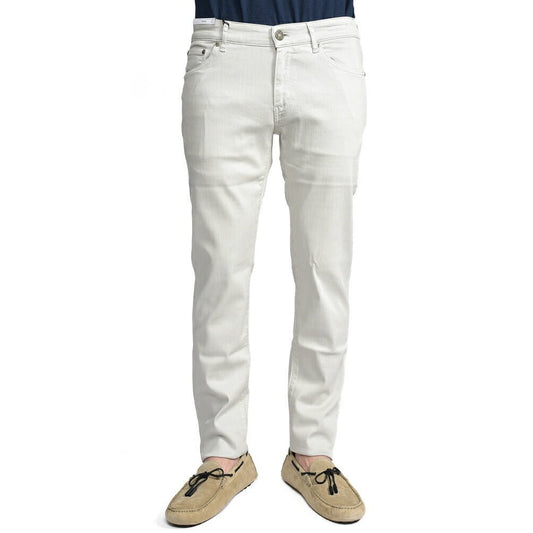 PT TORINO DENIM “SWING” リヨセル混コットン ストレッチカラーパンツ ライトグレー 31 | GUARDAROBA MILANO OFFICIAL STORE