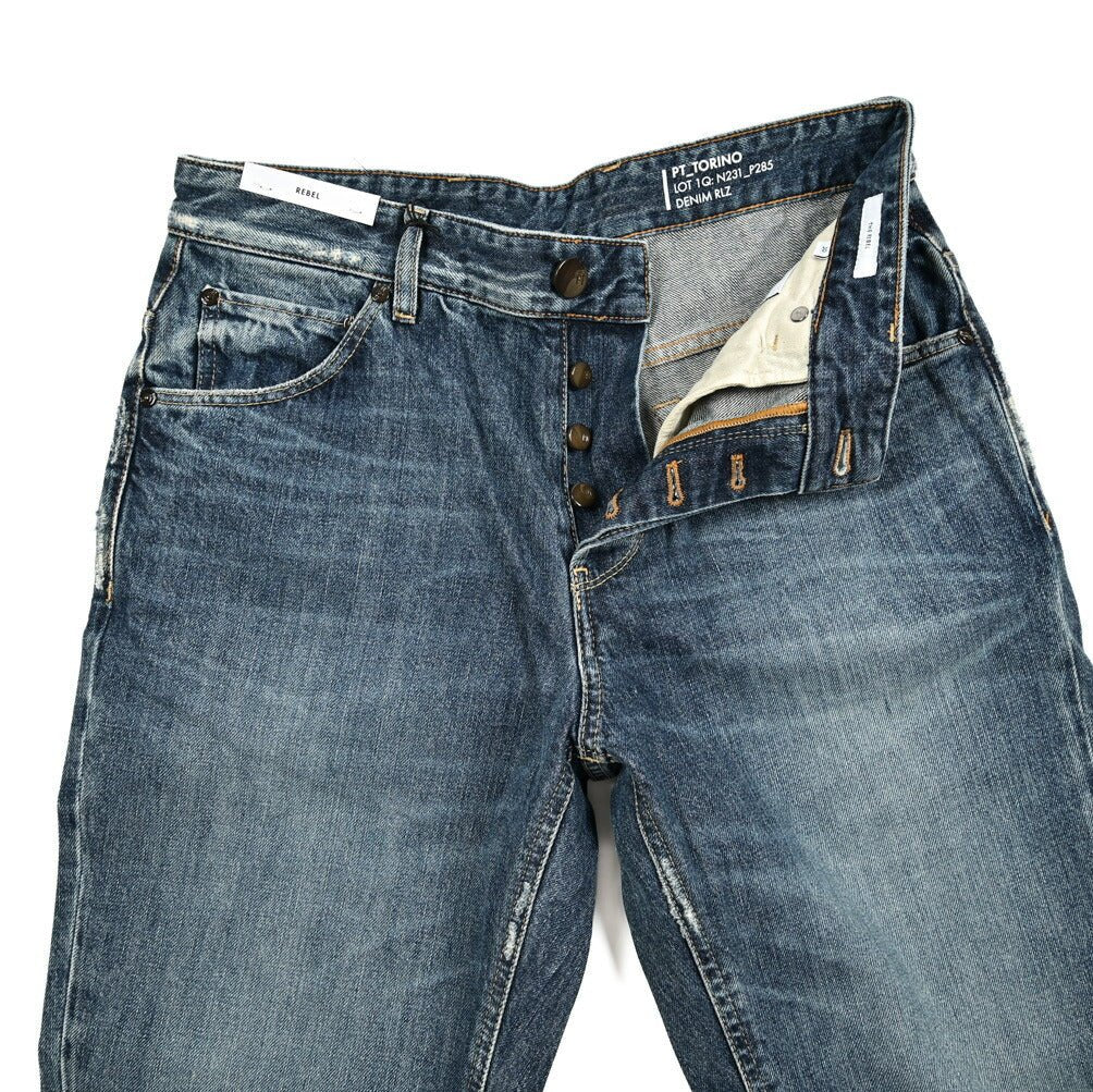 SALE|PT TORINO DENIM THE REBEL (RELUXED FIT) コットン100%デニム ワイドジーンズ / PT05|417474|GUARDAROBA MILANO OFFICIAL STORE