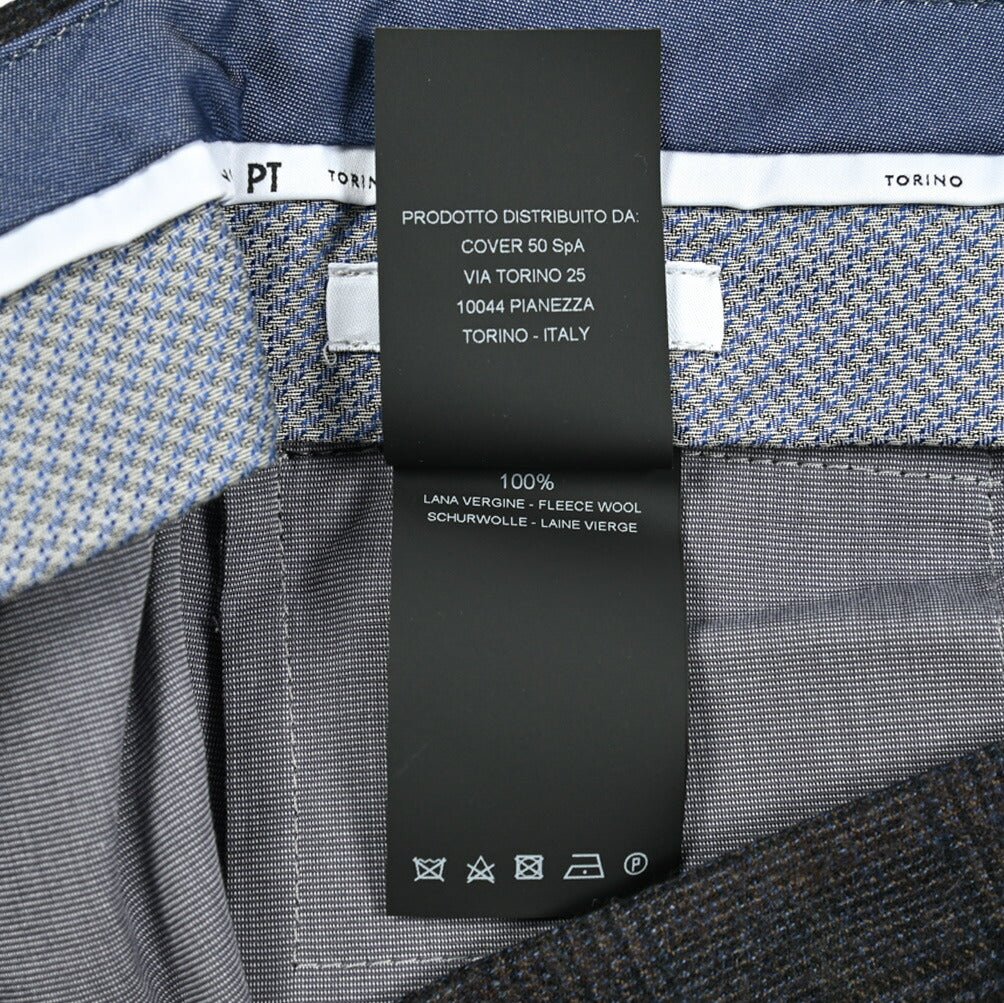PT TORINO "EASY FIT" SUPER100’s ウールフランネル ノータックスラックス|415084|GUARDAROBA MILANO OFFICIAL STORE