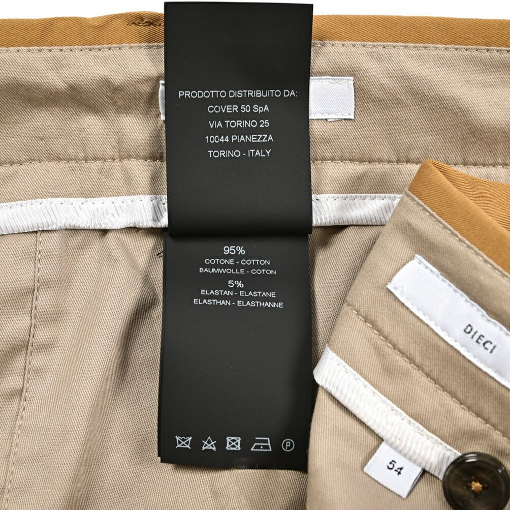PT TORINO Edge "DIECI" ストレッチコットンチノ スリムテーパードパンツ|423206|GUARDAROBA MILANO OFFICIAL STORE