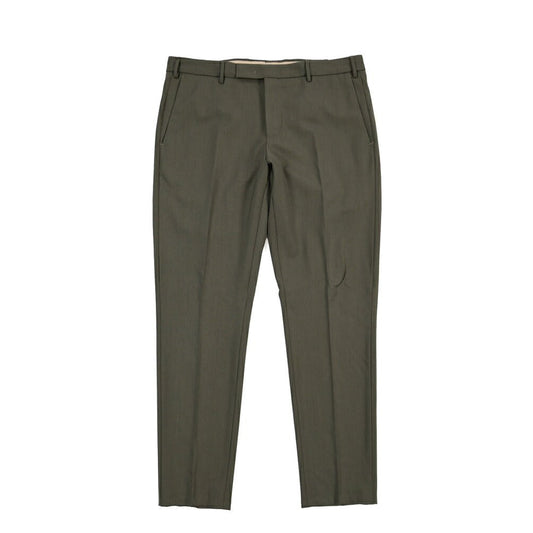 PT TORINO Edge “DIECI” ストレッチウール ノータックスラックス カーキグリーン 50 | GUARDAROBA MILANO OFFICIAL STORE
