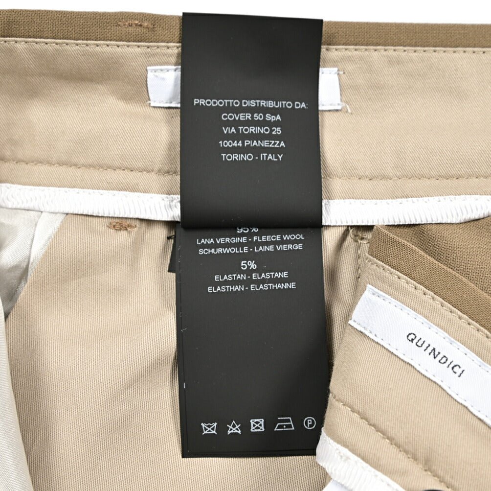 PT TORINO Edge "QUINDICI" ストレッチウール ワンタックワイドスラックス|423208 - 48|GUARDAROBA MILANO OFFICIAL STORE