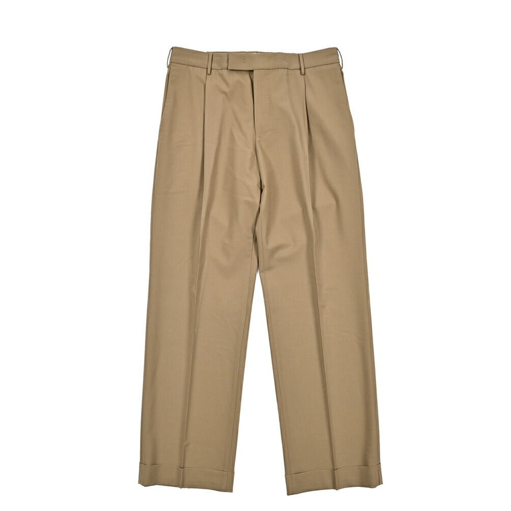PT TORINO Edge "QUINDICI" ストレッチウール ワンタックワイドスラックス|423208 - 48|GUARDAROBA MILANO OFFICIAL STORE